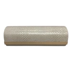 New JIMMY CHOO Python Print Leather Semi Hard Small Glasses Case